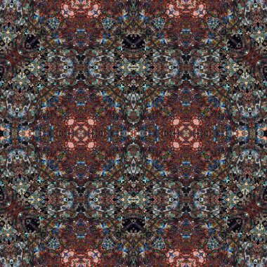 Kusursuz simetrik desen. Kusursuz bir doku. Soyut arkaplan