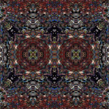 Kusursuz simetrik desen. Kusursuz bir doku. Soyut arkaplan