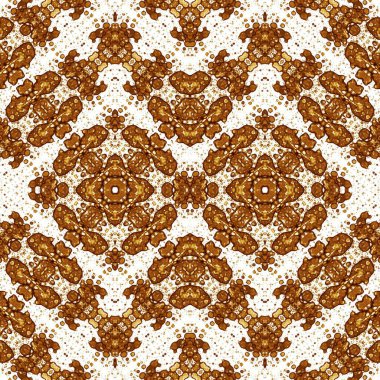 Kusursuz simetrik desen. Kusursuz bir doku. Soyut arkaplan