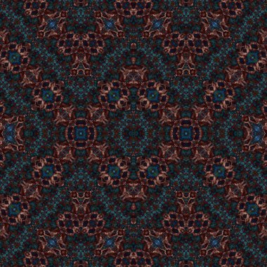 Kusursuz simetrik desen. Kusursuz bir doku. Soyut arkaplan