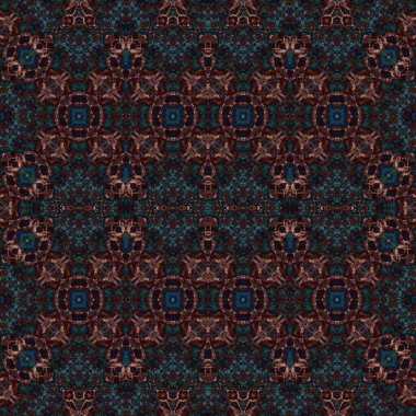 Kusursuz simetrik desen. Kusursuz bir doku. Soyut arkaplan