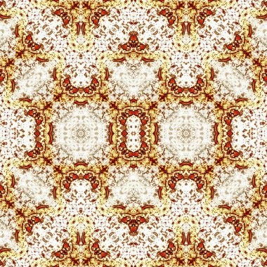 Kusursuz simetrik desen. Kusursuz bir doku. Soyut arkaplan