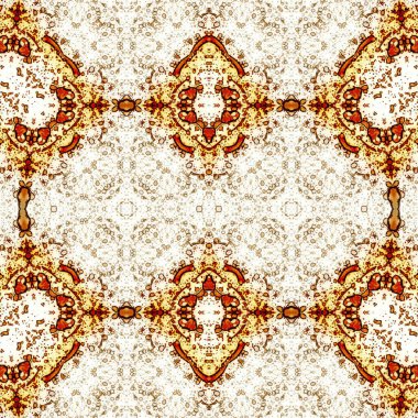 Kusursuz simetrik desen. Kusursuz bir doku. Soyut arkaplan