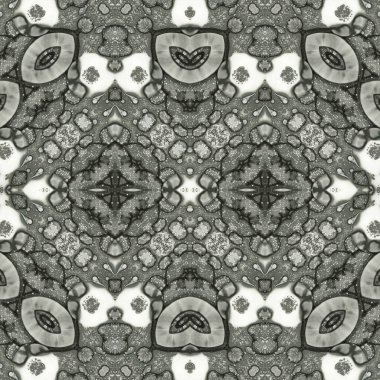 Kusursuz simetrik desen. Kusursuz bir doku. Soyut arkaplan