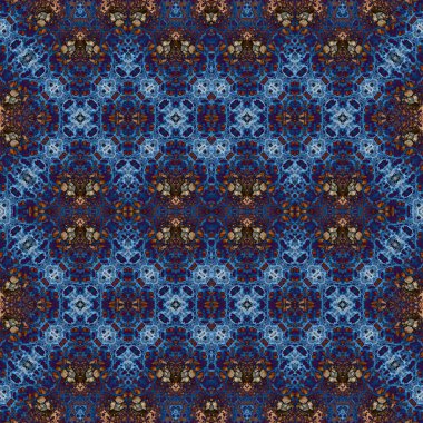 Kusursuz simetrik desen. Kusursuz bir doku. Soyut arkaplan