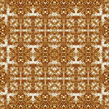 Kusursuz simetrik desen. Kusursuz bir doku. Soyut arkaplan