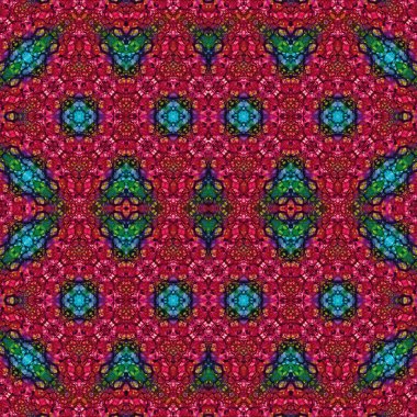 Kusursuz simetrik desen. Kusursuz bir doku. Soyut arkaplan