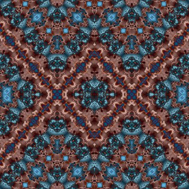 Kusursuz simetrik desen. Kusursuz bir doku. Soyut arkaplan