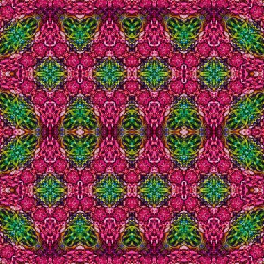 Kusursuz simetrik desen. Kusursuz bir doku. Soyut arkaplan