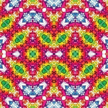 Kusursuz simetrik desen. Kusursuz bir doku. Soyut arkaplan