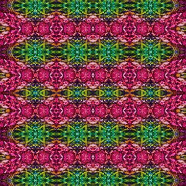 Kusursuz simetrik desen. Kusursuz bir doku. Soyut arkaplan