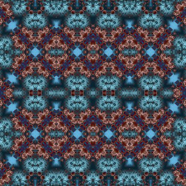 Kusursuz simetrik desen. Kusursuz bir doku. Soyut arkaplan