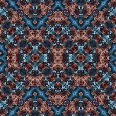 Kusursuz simetrik desen. Kusursuz bir doku. Soyut arkaplan