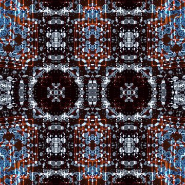 Kusursuz simetrik desen. Kusursuz bir doku. Soyut arkaplan