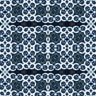 Kusursuz simetrik desen. Kusursuz bir doku. Soyut arkaplan