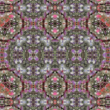 Kusursuz simetrik desen. Kusursuz bir doku. Soyut arkaplan