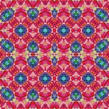 Kusursuz simetrik desen. Kusursuz bir doku. Soyut arkaplan