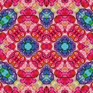 Kusursuz simetrik desen. Kusursuz bir doku. Soyut arkaplan