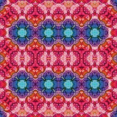 Kusursuz simetrik desen. Kusursuz bir doku. Soyut arkaplan