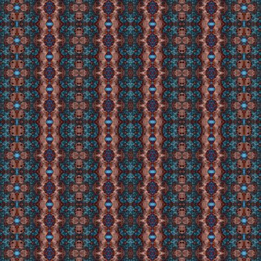 Kusursuz simetrik desen. Kusursuz bir doku. Soyut arkaplan