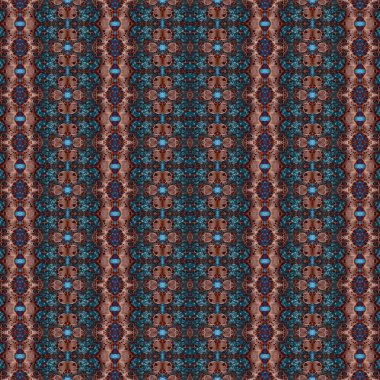 Kusursuz simetrik desen. Kusursuz bir doku. Soyut arkaplan