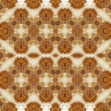 Kusursuz simetrik desen. Kusursuz bir doku. Soyut arkaplan