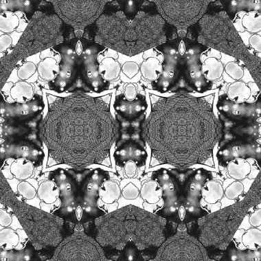 Kusursuz simetrik desen. Kusursuz bir doku. Soyut arkaplan