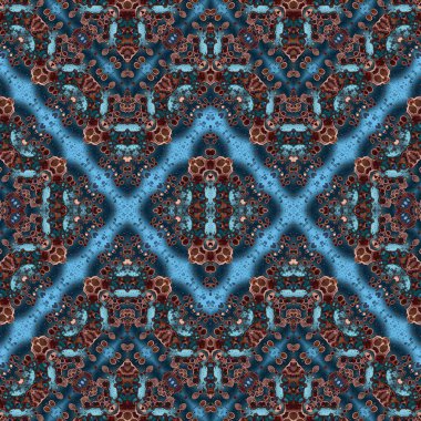 Kusursuz simetrik desen. Kusursuz bir doku. Soyut arkaplan