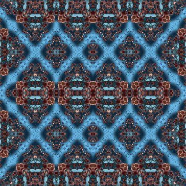 Kusursuz simetrik desen. Kusursuz bir doku. Soyut arkaplan