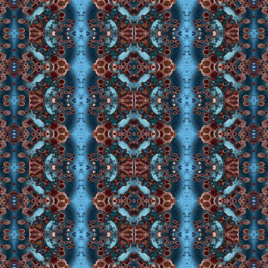 Kusursuz simetrik desen. Kusursuz bir doku. Soyut arkaplan