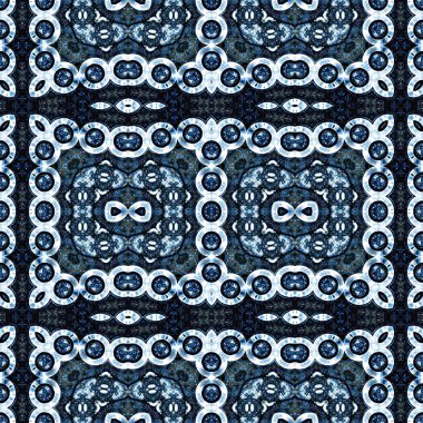 Kusursuz simetrik desen. Kusursuz bir doku. Soyut arkaplan