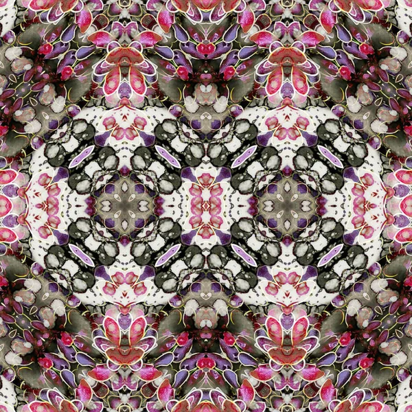 Kusursuz simetrik desen. Kusursuz bir doku. Soyut arkaplan