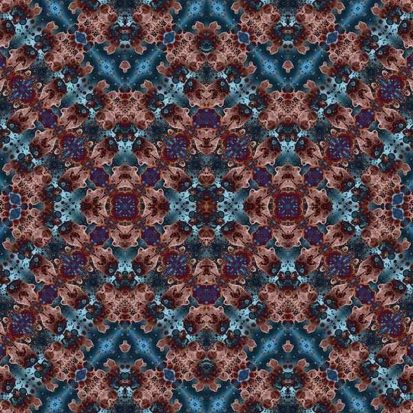 Kusursuz simetrik desen. Kusursuz bir doku. Soyut arkaplan