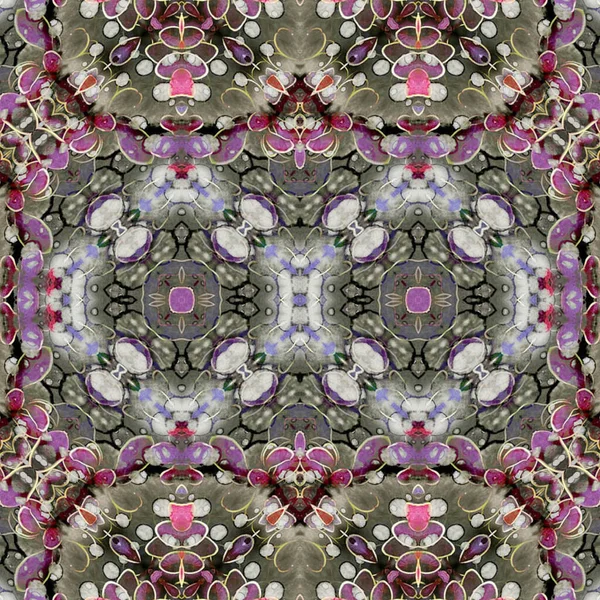 Kusursuz simetrik desen. Kusursuz bir doku. Soyut arkaplan