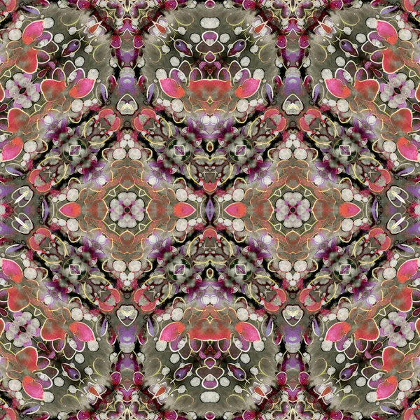 Kusursuz simetrik desen. Kusursuz bir doku. Soyut arkaplan