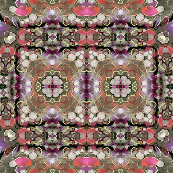 Kusursuz simetrik desen. Kusursuz bir doku. Soyut arkaplan