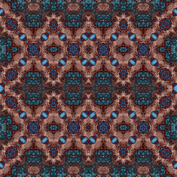 Kusursuz simetrik desen. Kusursuz bir doku. Soyut arkaplan