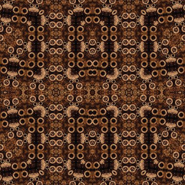 Kusursuz simetrik desen. Kusursuz bir doku. Soyut arkaplan