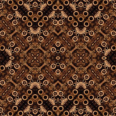 Kusursuz simetrik desen. Kusursuz bir doku. Soyut arkaplan