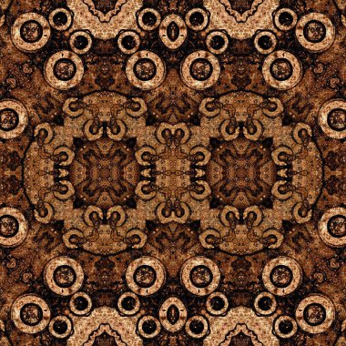 Kusursuz simetrik desen. Kusursuz bir doku. Soyut arkaplan