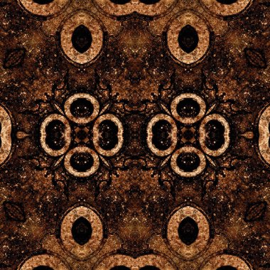 Kusursuz simetrik desen. Kusursuz bir doku. Soyut arkaplan