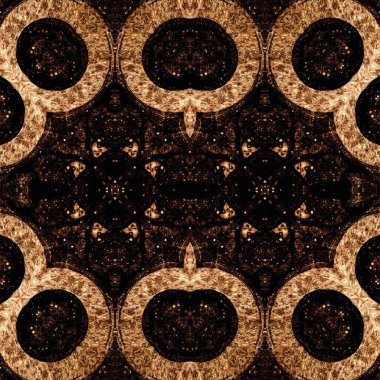 Kusursuz simetrik desen. Kusursuz bir doku. Soyut arkaplan