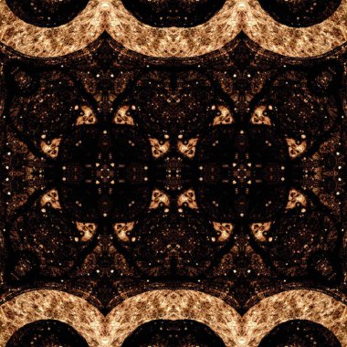 Kusursuz simetrik desen. Kusursuz bir doku. Soyut arkaplan