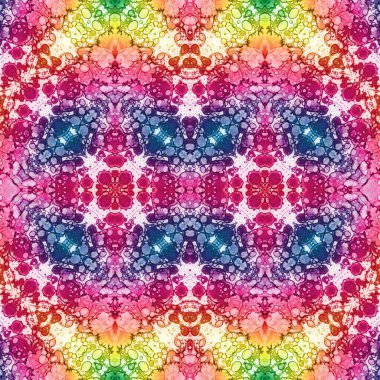 Kusursuz simetrik desen. Kusursuz bir doku. Soyut arkaplan