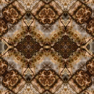 Kusursuz simetrik desen. Kusursuz bir doku. Soyut arkaplan