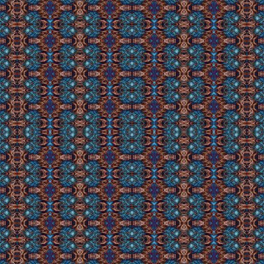 Kusursuz simetrik desen. Kusursuz bir doku. Soyut arkaplan