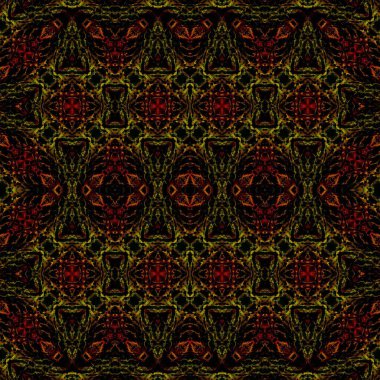 Kusursuz simetrik desen. Kusursuz bir doku. Soyut arkaplan