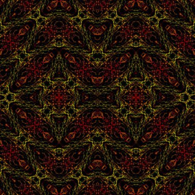 Kusursuz simetrik desen. Kusursuz bir doku. Soyut arkaplan