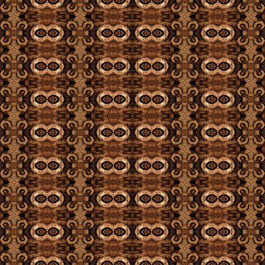 Kusursuz simetrik desen. Kusursuz bir doku. Soyut arkaplan