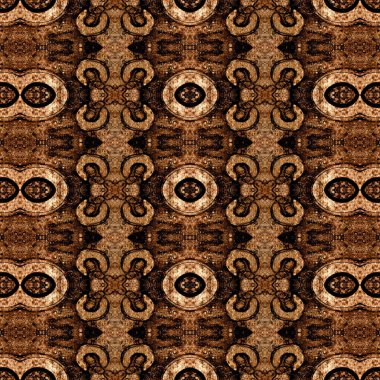 Kusursuz simetrik desen. Kusursuz bir doku. Soyut arkaplan